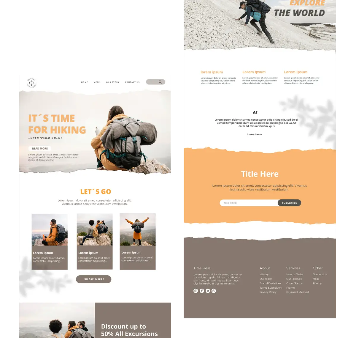 website page example