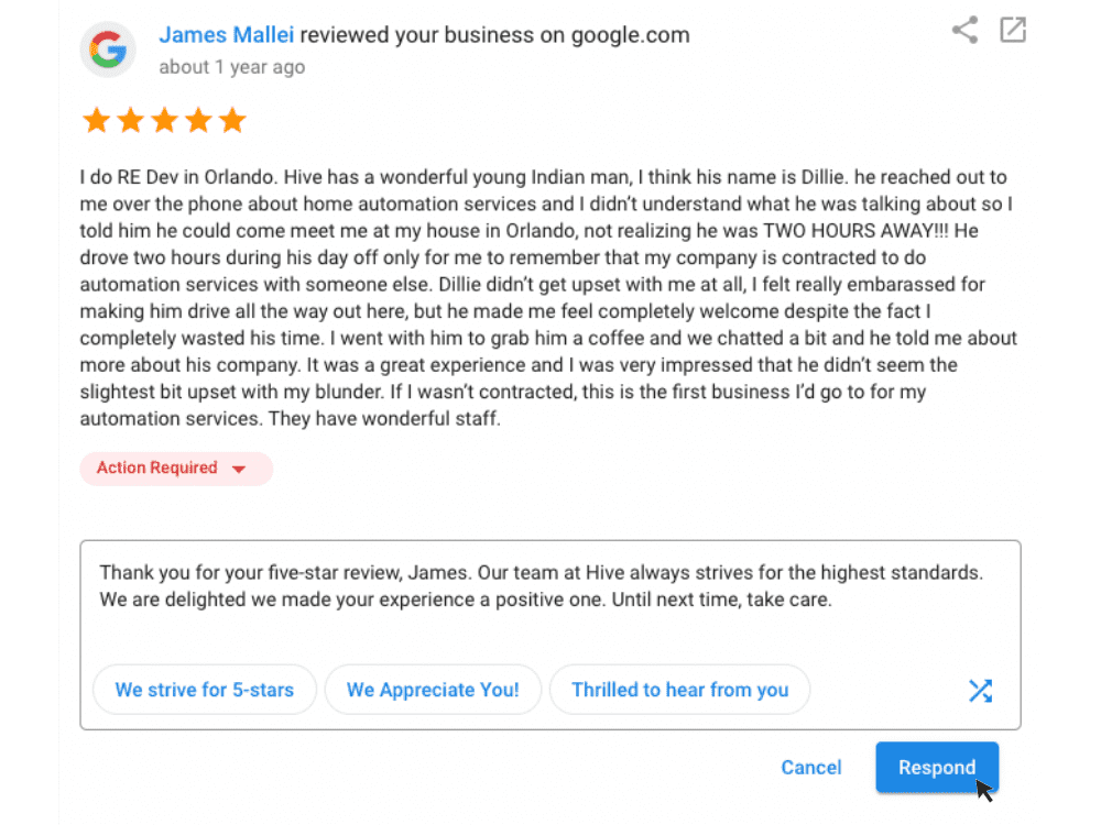 google review image