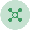Evolved Marketing AI icon showing teamwork and productivity improvement