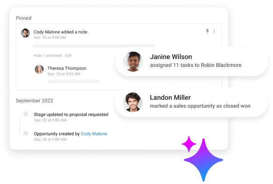 Call-to-action button to book AI CRM software demo